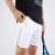 Males’s Tennis Shorts Crucial+ – White