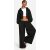 Womens Pleated Low Upward push Balloon Vast Leg Joggers – Black – M, Black