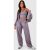 Womens Deep Hem Crop Best 3 Piece Hooded Tracksuit – Inexperienced – 8, Inexperienced