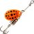 Weta + #0 Orange Black Dots Predator Fishing Spinner