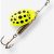 Weta + #3 Yellow Black Dots Predator Fishing Spinner