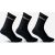 Top Sports activities Socks Tri-pack – Black