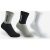 Youngsters’ Top Sports activities Socks Tri-pack – Black/gray/white