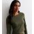 Khaki Lengthy Sleeve Crop Sports activities Best New Glance – SIZE UK 12