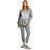 Womens Maternity New York Massive Graphic Part Zip Legging Set – Gray – 10, Gray