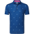 FootJoy Thistle Print Lisle Golfing Polo Blouse