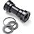 Hope Era Pressfit 46 – Stainless Backside Bracket – 24mm Axle – 83mm Thread – 24mm Axle – Black