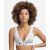 Cotton Triangle Bralette with Logo Print – SIZE