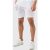 Mens Crochet Open Knit Mid Period Shorts In White, White – SIZE M