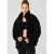 ALO YOGA Varsity Sherpa Jacket – Black – Size: Small