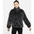 Swoosh Logo Zipped Jacket in Faux Fur – SIZE