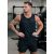 Fitness center King Debossed Camo Vest – Black M – SIZE