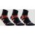 Rs 560 Mid Sports activities Socks Tri-pack – Black/orange