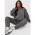 Womens Petite Dsgn Studio Textual content Print Hoody Tracksuit – Gray – M, Gray