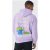 Mens Pink Outsized Pixar Toy Tale Extraterrestrial beings Wash License Hoodie, Pink – SIZE S