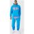 Mens Blue Tall Homme Graffiti Outsized Hood Tracksuit, Blue – SIZE XXL