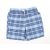 George Mens Blue Check Polyester Sweat Shorts Dimension L L10 in Commonplace – SIZE