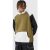 Mens Inexperienced Tall Raglan Color Block Hoodie In Olive, Inexperienced – SIZE XL