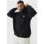 Mens Black Plus 8 Ball Embroidered Hoodie, Black – SIZE XXL