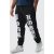 Mens Black Plus Pour Homme Puff Print Jogger, Black – SIZE XXXXXL