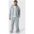 Mens Gray Plus Outsized Boxy Zip Panel Vast Jogger Tracksuit, Gray – SIZE XXXL