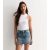 Blue Denim Micro Mini Skirt New Glance – SIZE UK 10