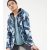 Dare 2b Laura Whitmore Blue Geometric Hooded Sports Jacket New Look – SIZE UK 14