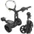 PowaKaddy FX1 Black Electrical Golfing Trolley 2024 – 18 Hollow Lithium