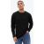 Men’s Black Crew Neck Long Sleeve Oversized T-Shirt New Look – SIZE S