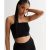 Black Bandeau and Cycling Shorts Set New Look – SIZE UK 14