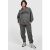 Womens Petite Dsgn Studio Hooded Applique Tracksuit – Gray – L, Gray