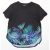 NEXT Womens Black Floral Polyester Basic T-Shirt Size 14 Round Neck Pullover – SIZE