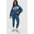 Womens Plus Dsgn Hoodie And Legging Set – Blue – 18, Blue