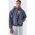 Mens Gray Outsized Boxy Acid Washed Hoodie, Gray – SIZE XS