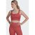 Adidas Powerimpact Training Medium-Support Longline Bra – Wonder Red – M A-C – SIZE M A-C