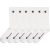 Pack of 6 Pairs of Workforce Socks with Brand in Cotton Combine – SIZE