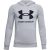 Under Armour Boys Rival Fleece Big Logo Golf Hoodie – Mod Grey