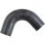 Samco Air & Water 120 Degree Silicone Hose Elbow – Classic 8mm, Black