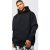 Mens Black Bonded Scuba Outsized Hoodie, Black – SIZE S