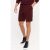 Men’s Burgundy Jersey Shorts New Look – SIZE S