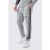 Mens Gray Comfy Have compatibility Pannel Knitted Jogger With Cuff, Gray – SIZE M