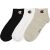 Pack of 3 Pairs of Trainer Socks in Cotton Mix – SIZE 35/38 (2.5 to 5);43/46 (9 to 11)