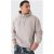 Mens Beige Man Oversized Boxy Washed Hoodie, Beige – SIZE L